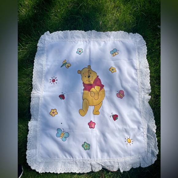 Unisex children's blanket of Winnie the Pooh - Picture 1 of 9